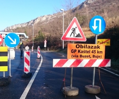 Grad Buzet - Granični prijelaz Požane zatvoren do 20. ožujka